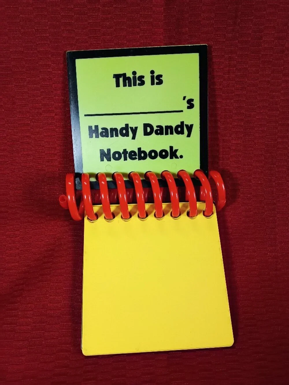 Vtg 1998 Blues Clues Handy Dandy Notebook Wipeable Pages Viacom (No Crayon) USED